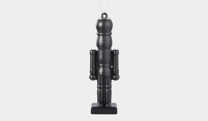 CANVAS Black Nutcracker Ornament