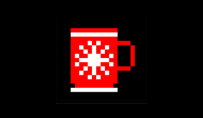 Christmas mug icon