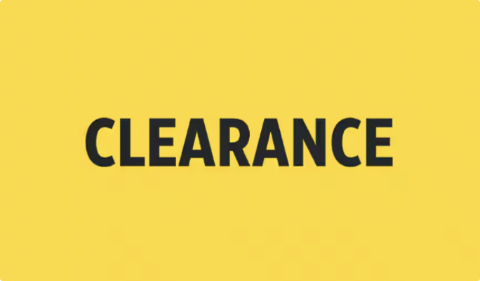 Clearance 