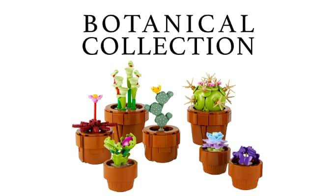 A collection of building block plants.