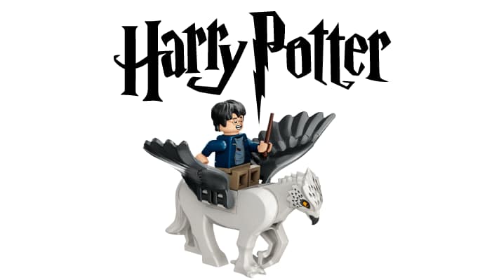 A Harry Potter building block character.