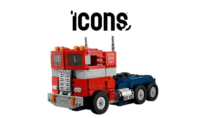 A building block big rig truck.