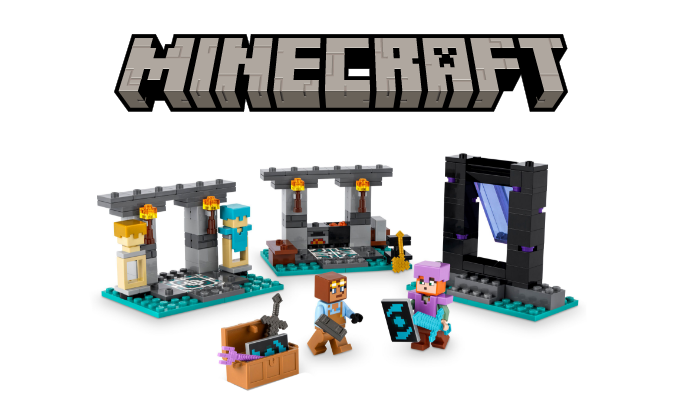 A collection of building block Minecraft sets.