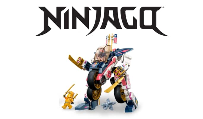 A Ninjago building block figure.