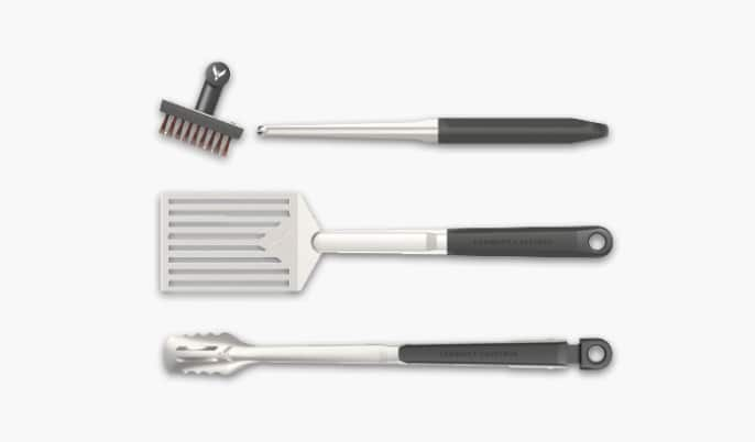 A variety of BBQ tools.