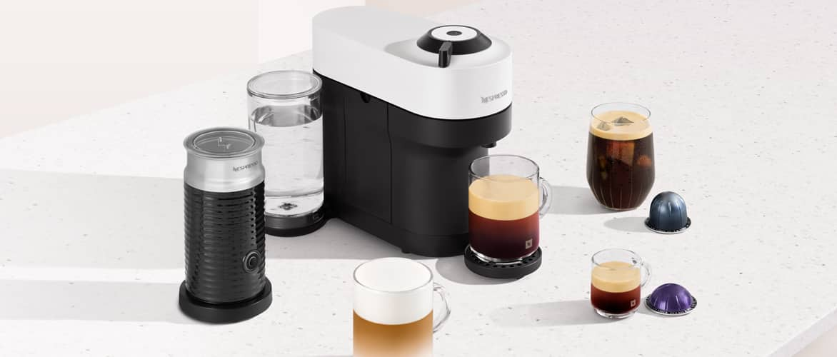 Discover Nespresso’s collection of coffee accessories and Stabucks capsules.