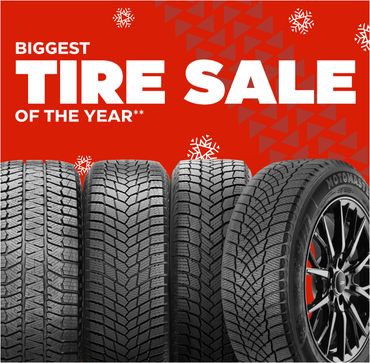Biggest Tire Sale of the Year: Final week. Save up to 25% on select tires from Bridgestone, Michelin, MotoMaster, and more.