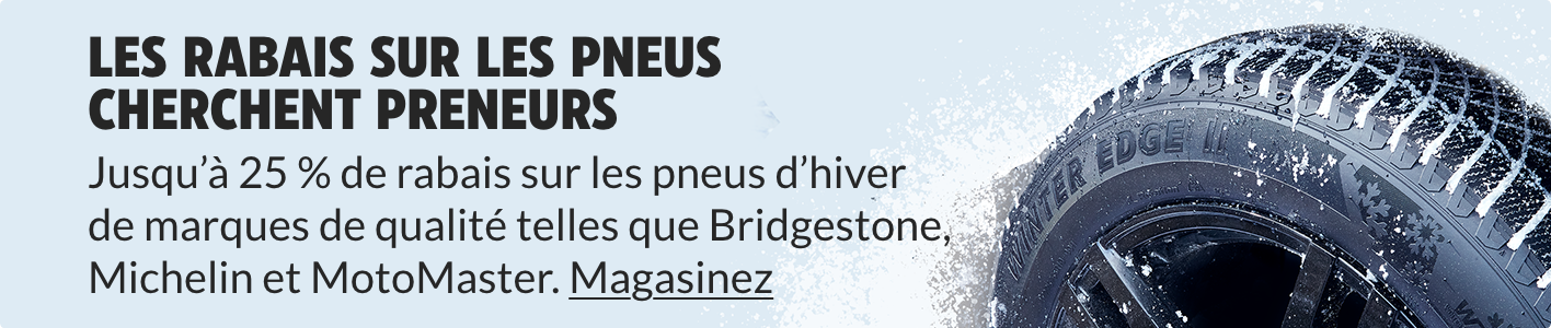 LES RABAIS SUR LES PNEUS CHERCHENT PRENEURS