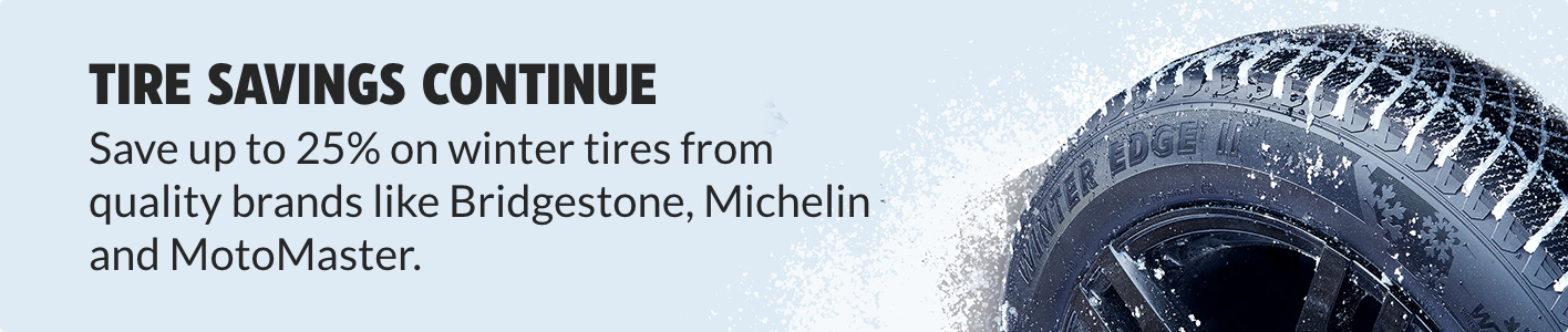 Save up to 25% Biggest Tires Sale