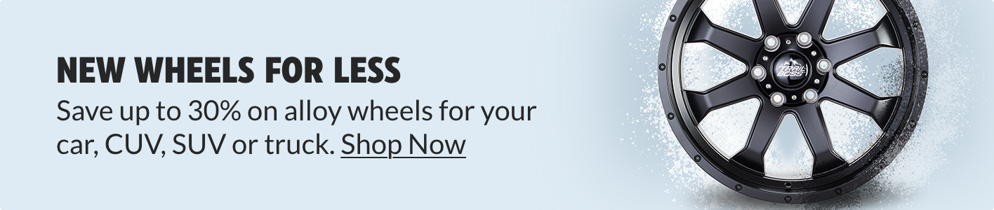 Save up to 30% Alloy Wheels