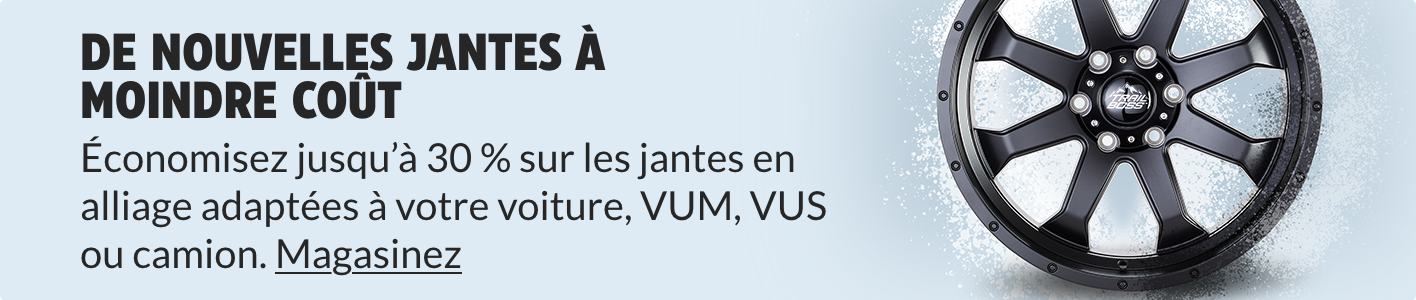 DE NOUVELLES JANTES À MOINDRE COÛT