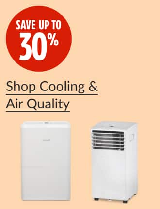 Save up to 30%  Comfee SACC Portable Air Conditioner  NOMA iQ 50-Pint 2-Speed  Dehumidifier