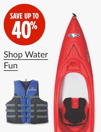 Save up to 40%  Pelican Summit 100X Sit-In 1-Person Kayak, 10-ft  Outbound Adult 4-Buckle Life Jacket