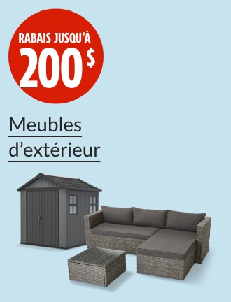 Rabais jusqu’à 200 $  Ensemble modulaire d’extérieur For Living  Remise d’extérieur Keter Newton+ 757/775