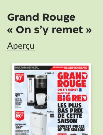 Consultez notre circulaire hebdomadaire maintenant.