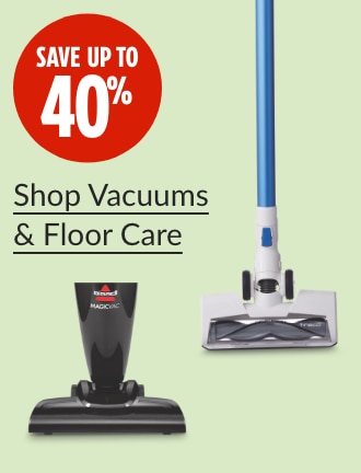 Save up to 40%.  Tineco T1 Cordless Stick Vacuum with LED.  Bissell 2-In-1 Magic Stick Vacuum.