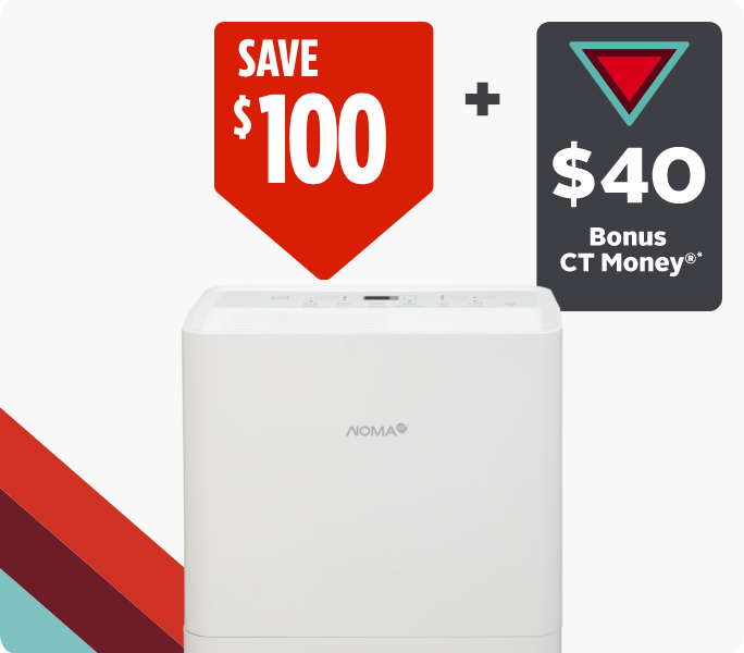 Save $100 + get $40 Bonus CT Money. 