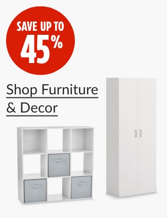 Save up to 45%.  Sauder 2-Door Cabinet, white.  For Living 9 Cube Cabinet, white.