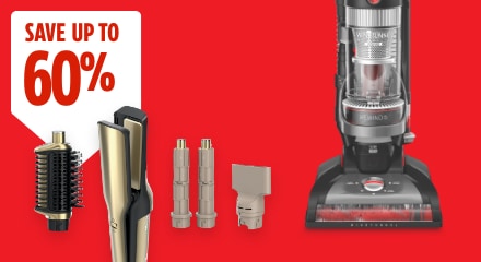 Save up to 60% on Home, Vacuums & Pets.