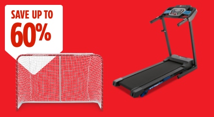 Save up to 60% on Sports & Recreation.