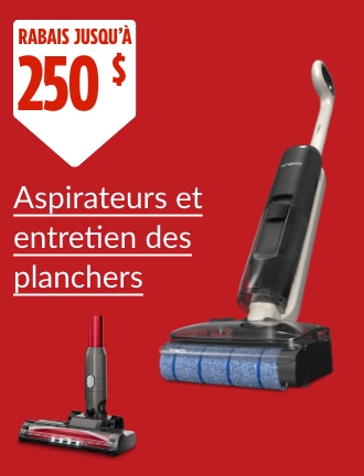 Magasinez des aspirateurs et de l'entretien des planchers.