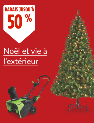 Magasinez des articles de Noël et pour la vie en plein air.
