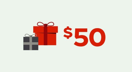Shop Gifts under $50.