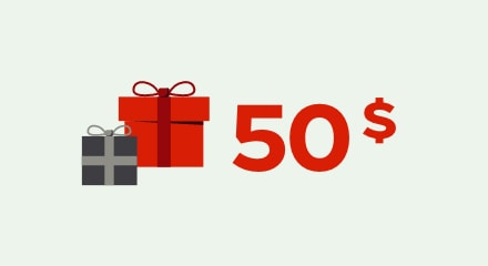Magasinez des cadeaux de moins de 50&nbsp;$.