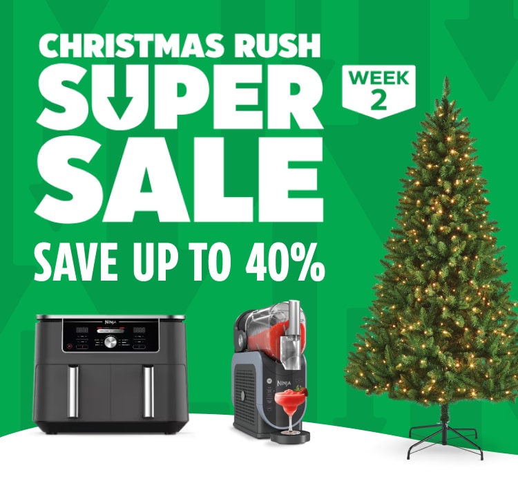 Christmas Rush Super Sale Week 2. Save up to 40%.