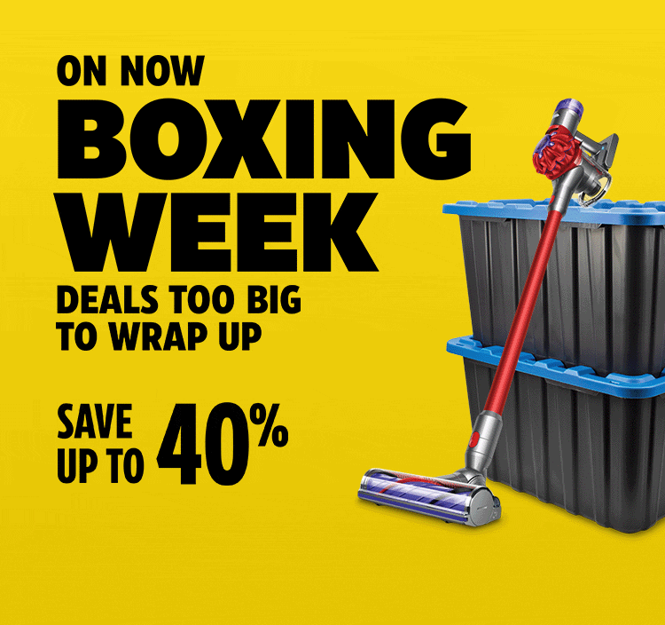 Boxing Week On Now. Deals too big to wrap up. Save up to 40%.