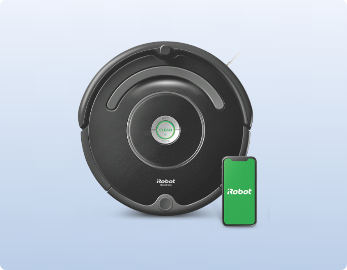 A robot vacuum.