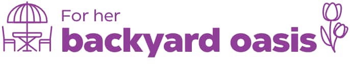 For her backyard oasis