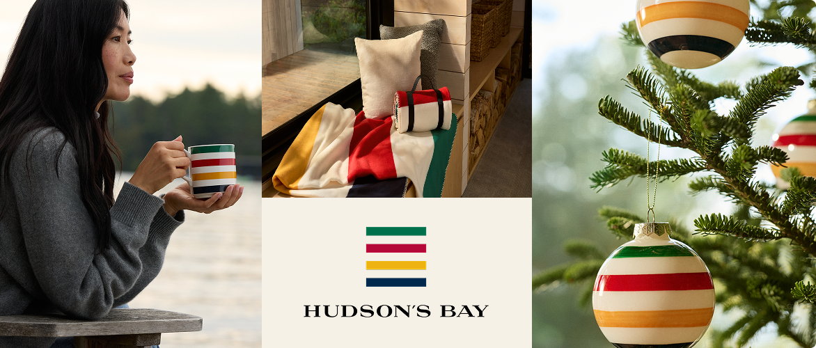Hudson’s Bay Stripes™ Holiday Capsule  Launching December 5.