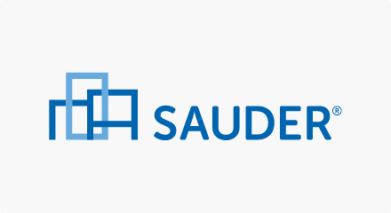 Sauder logo.