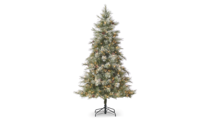 CANVAS Charlotte Snow-Dusted Pine Tree, 7-ft