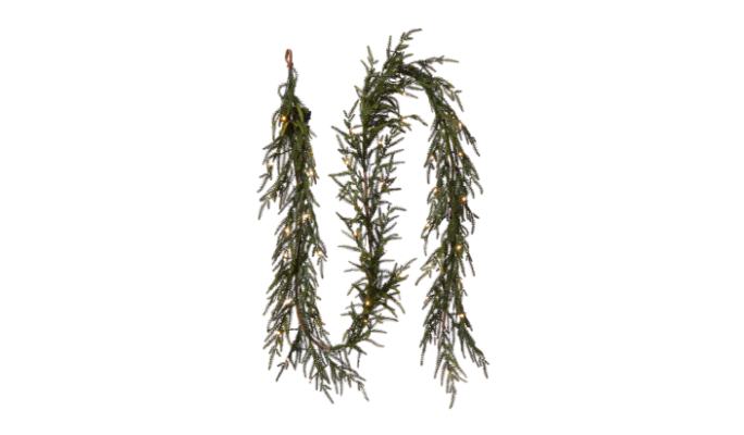 CANVAS Spruce Garland, 9-ft