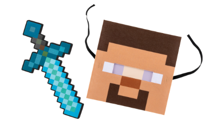 Minecraft Halloween accessories.