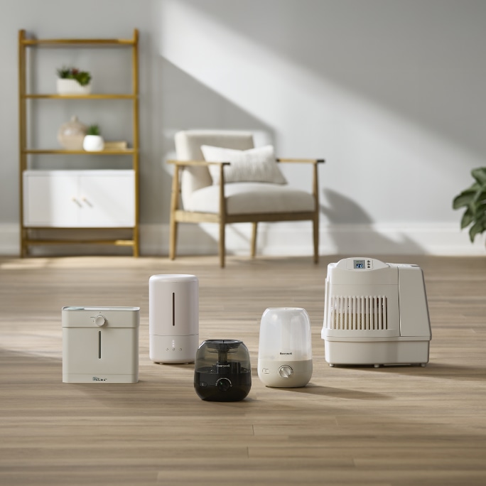 NOMA Evaporative Humidifier on table