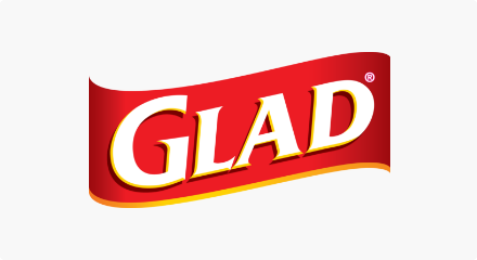 GLAD brand logo.