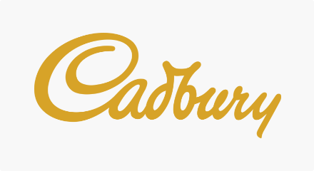 Cadbury brand logo.
