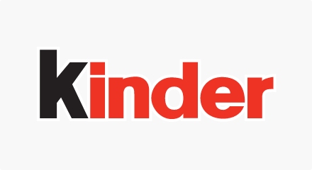 Kinder brand logo.
