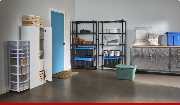 Save up to 30% on Garage Organization.