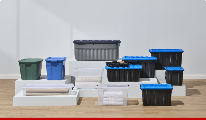 Save up to 35% on Storage Bins.