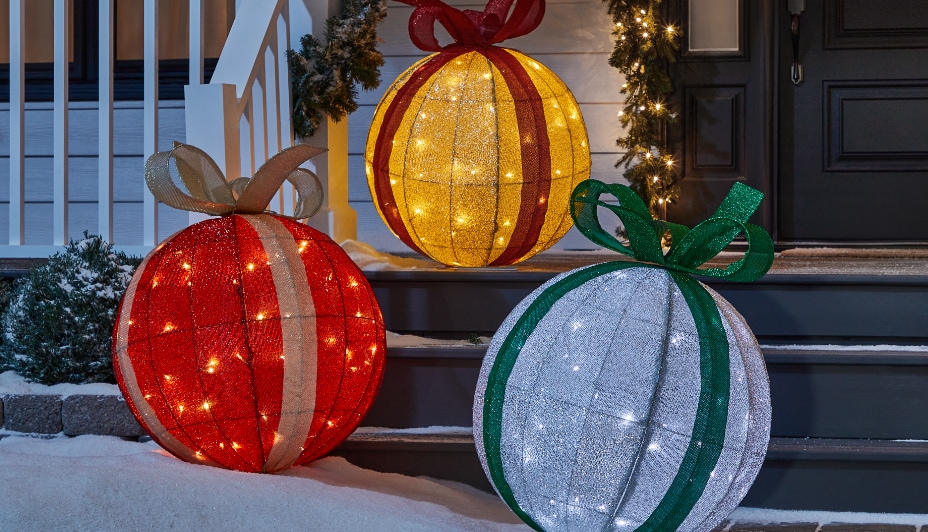 Ornements étincelants CANVAS, 32 po