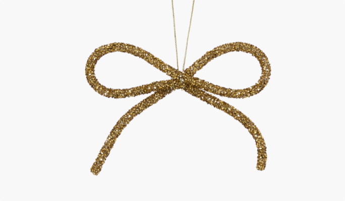 Boucle dorée scintillante CANVAS