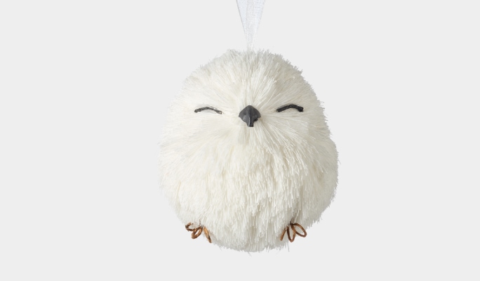 CANVAS Sisal Owl Ornament