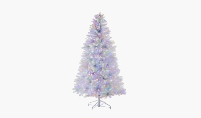 NOMA Pre-Lit Glacial Tree, 7-ft