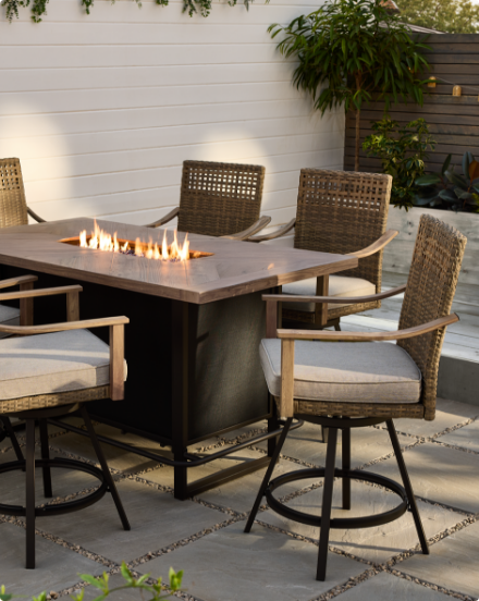 CANVAS Granville Fire Dining Set.