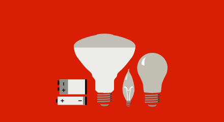 Ampoules et piles