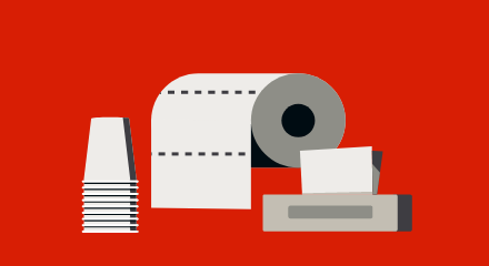 Articles en papier et en plastique